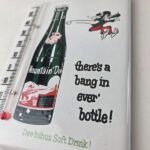 Vintage Mountain Dew Porcelain Sign – Soda Gas Pump Ad Thermometer Sign - Image 13