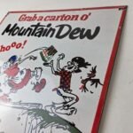 Vintage Mountain Dew Sign – Yahooo Soda Bottle Gas Service Porcelain Sign - Image 12