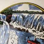 Vintage Niagara Falls Sign – USA Canada Travel Gas Pump Porcelain Ad Sign - Image 12