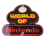 Vintage Nintendo Video Game Sign – Video Game Console Porcelain Gas Pump Sign - Image 2