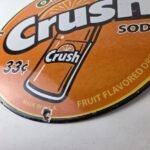 Vintage Orange Crush Sign – Fruit Flavored Beverage Gas Station Porcelain Sign - Image 14