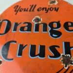 Vintage Orange Crush Sign – Soda Drink Carbonated Porcelain Gas Oil Pump Sign - Image 14