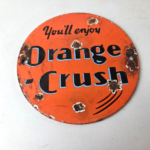 Vintage Orange Crush Sign – Soda Drink Carbonated Porcelain Gas Oil Pump Sign - Image 15