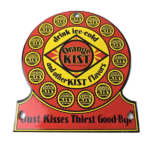 Vintage Orange Kist Sign – Drink Ice Cold Kist Gas Pump Soda Porcelain Sign - Image 2