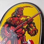 Vintage Pathfinder Gasoline Sign – Porcelain Gas Motor Oil Pump Advertising Sign - Image 12