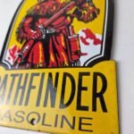 Vintage Pathfinder Gasoline Sign – Porcelain Gas Motor Oil Pump Advertising Sign - Image 14