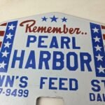 Vintage Pearl Harbor License Plate Topper – Feed Sign Ad on Automobile Topper - Image 3