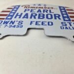 Vintage Pearl Harbor License Plate Topper – Feed Sign Ad on Automobile Topper - Image 10