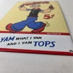 Vintage Popeye Porcelain Sign – Drink 5¢ I Yam What I Yam Sign - Image 10