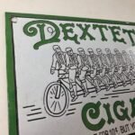 Vintage Porcelain Sign – Dextel Tobacco Cigar Pipe Sign – General Store Gas Sign - Image 5