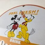 Vintage Porcelain Sign – Orange Crush Beverage Mickey Mouse Gas Station Sign - Image 12