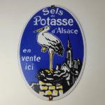 Vintage Potasse d' Alsace Sign – Gas Pump Plate Porcelain Sign - Image 13