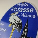 Vintage Potasse d' Alsace Sign – Gas Pump Plate Porcelain Sign - Image 8