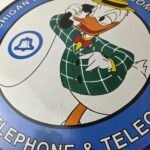 Vintage Public Telephones Sign Porcelain – Bell System Phone Booth Gas Pump Sign - Image 4