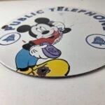 Vintage Public Telephones Sign Porcelain – Bell System Phone Booth Mickey Sign - Image 10
