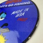 Vintage Rapala Fishing Lures Ad Sign – Felix the Cat Porcelain Gas Pump Sign - Image 9