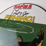 Vintage Rapala Original Minnow Porcelain Sign – Let's Go Fishing Lure Sign - Image 12