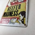 Vintage Reefer Madness Porcelain Sign – Adults Only Propaganda Sign - Image 14