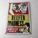 Vintage Reefer Madness Porcelain Sign – Adults Only Propaganda Sign - Image 15