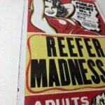 Vintage Reefer Madness Porcelain Sign – Adults Only Propaganda Sign - Image 6