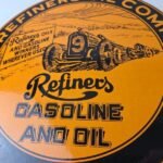 Vintage Refiners Porcelain Sign – Motor Oil Company Service Station Pump Sign - Image 4