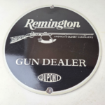 Vintage Remington Gun Dealer Porcelain Sign – Lever Rifle Logo Sign - Image 15