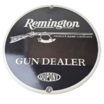 Vintage Remington Gun Dealer Porcelain Sign – Lever Rifle Logo Sign
