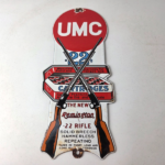 Vintage Remington Porcelain Sign – Firearms Rifles Deer Ammo Guns Gas Pump Sign - Image 16