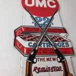 Vintage Remington Porcelain Sign – Firearms Rifles Deer Ammo Guns Gas Pump Sign - Image 6