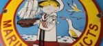 Vintage Shell Gasoline Sign – Dennis Menace Gas Service Station Porcelain Sign - Image 4