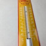 Vintage Shell Gasoline Sign – Gas Station Pump Ad Sign on Porcelain Thermometer - Image 6
