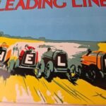 Vintage Shell Gasoline Sign – Leading Line Gas Oil Pump Racing Porcelain Sign - Image 4