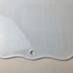 Vintage Shell Gasoline Sign – Rest Rooms Porcelain Gas Pump Plate Sign - Image 8