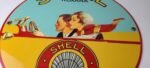 Vintage Shell Gasoline Sign – Roxana Old Automobile Gas Pump Plate Nozzle Sign - Image 12