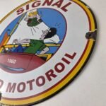 Vintage Signal Gasoline Sign – Motor Oil Dennis the Menace Gas Service Pump Sign - Image 13