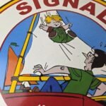 Vintage Signal Gasoline Sign – Motor Oil Dennis the Menace Gas Service Pump Sign - Image 3