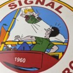 Vintage Signal Gasoline Sign – Motor Oil Dennis the Menace Gas Service Pump Sign - Image 4