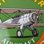 Vintage Sinclair Gasoline Sign – Aircraft Aviation Airplane Gas Porcelain Sign - Image 3