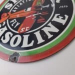 Vintage Sinclair Gasoline Sign – Airplane Porcelain Gas Pump Sign - Image 10