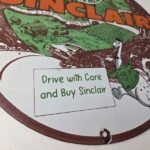 Vintage Sinclair Gasoline Sign – Dino Gas Service Oil Pump Porcelain Sign - Image 11