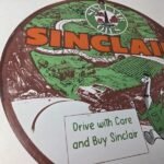 Vintage Sinclair Gasoline Sign – Dino Gas Service Oil Pump Porcelain Sign - Image 6