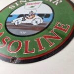Vintage Sinclair Gasoline Sign – Flintstones Dino Gas Pump Porcelain Sign - Image 14