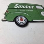 Vintage Sinclair Gasoline Sign – Gas Motor Oil Service Truck Pump Porcelain Sign - Image 11