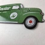 Vintage Sinclair Gasoline Sign – Gas Motor Oil Service Truck Pump Porcelain Sign - Image 13