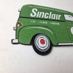 Vintage Sinclair Gasoline Sign – Gas Motor Oil Service Truck Pump Porcelain Sign - Image 6