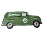 Vintage Sinclair Gasoline Sign – Gas Motor Oil Service Truck Pump Porcelain Sign - Image 2