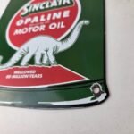 Vintage Sinclair Porcelain Sign – Motor Oil Can Porcelain Advertisement Sign - Image 14