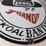Vintage Skoal Sign – Tobacco Chew Gas Pump Display Porcelain Ad Sign - Image 11