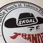 Vintage Skoal Sign – Tobacco Chew Gas Pump Display Porcelain Ad Sign - Image 5