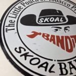 Vintage Skoal Sign – Tobacco Chew Gas Pump Display Porcelain Ad Sign - Image 6